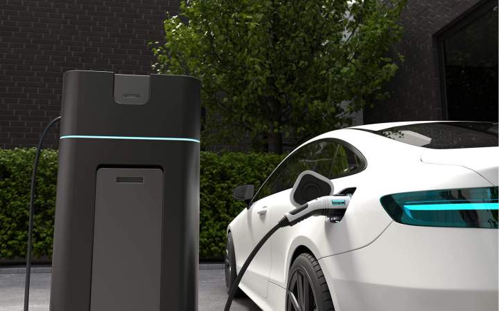 Borne de recharge pour véhicules électriques Île-de-France